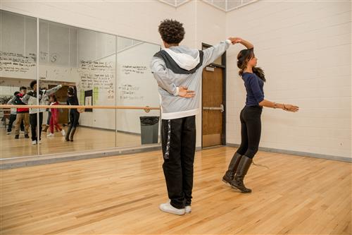 Two Students Dancing 
